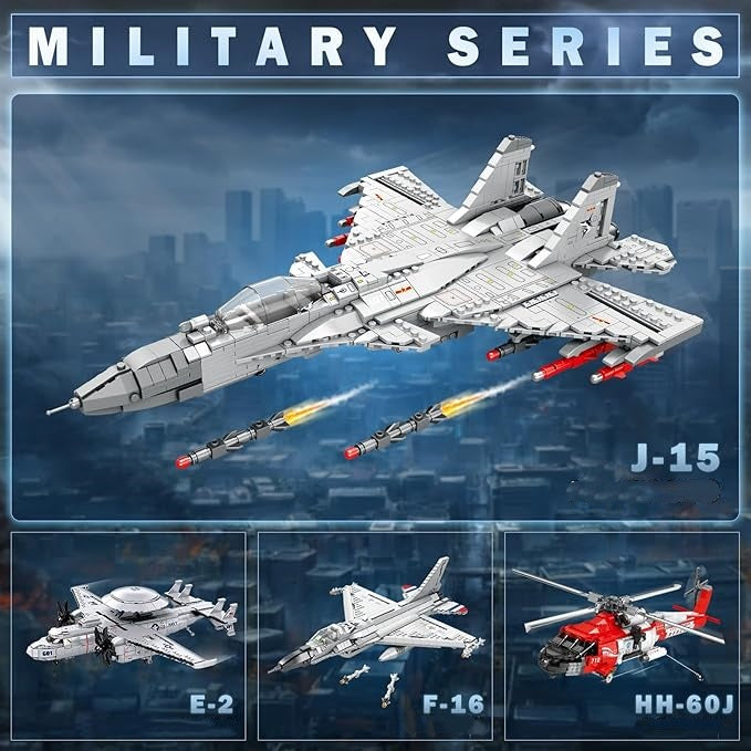 J-15 Military Jet Fighter Model Kit - A13