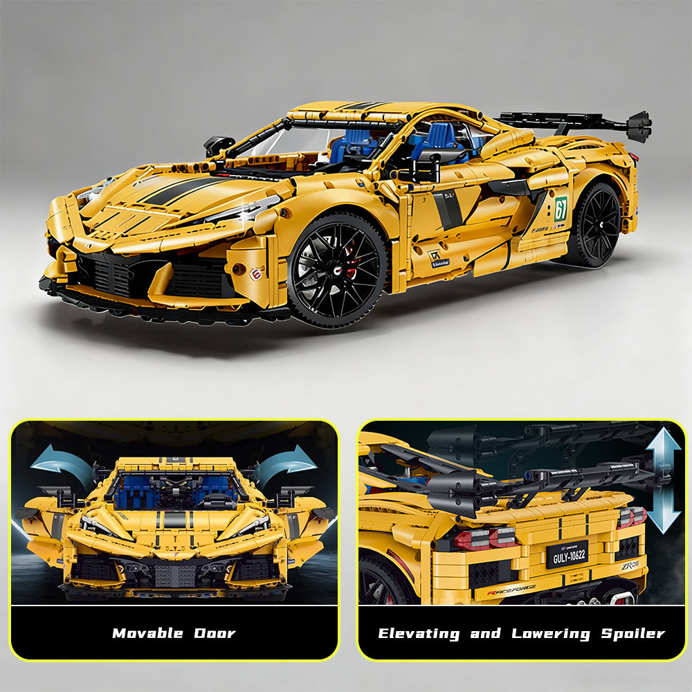 Kervtte C8 1:8 1:8 scale supercar model - C11