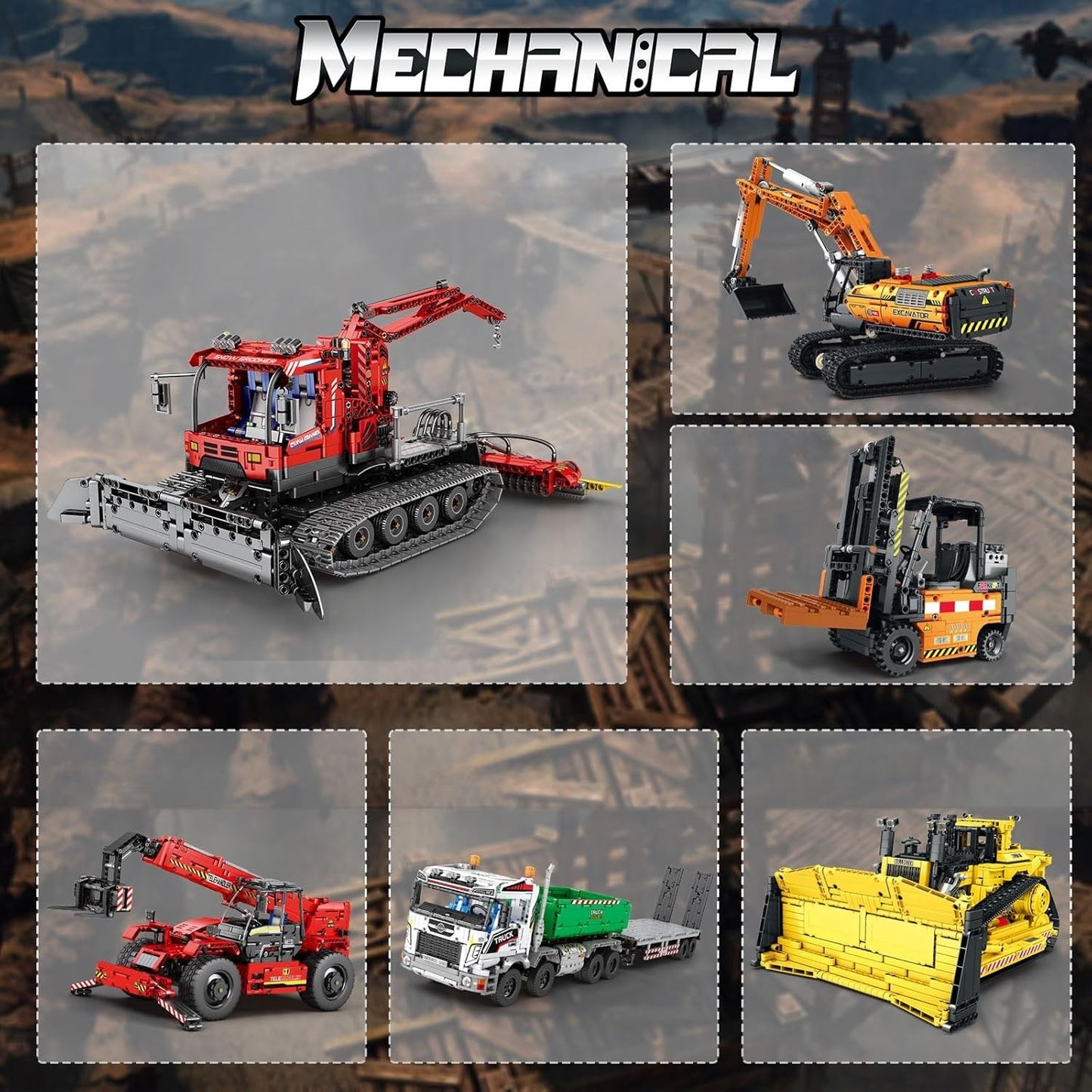 Remote Control Snow Beautician Building Block Model Set - G14