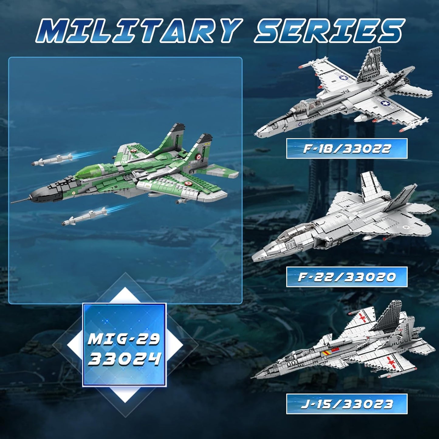 MIG-29 Fighter Jet Model Kit - A1