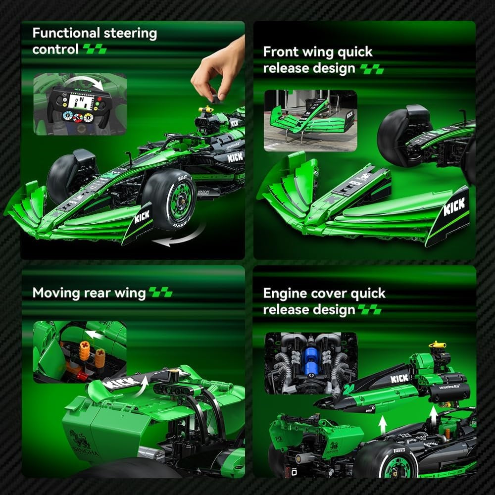 Kick Sauber F1 Team C44 Racing Car Building Block Set - C29