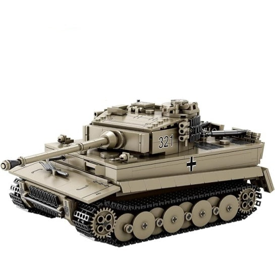 World War II German Tiger Tank Building Block Model Set - T3