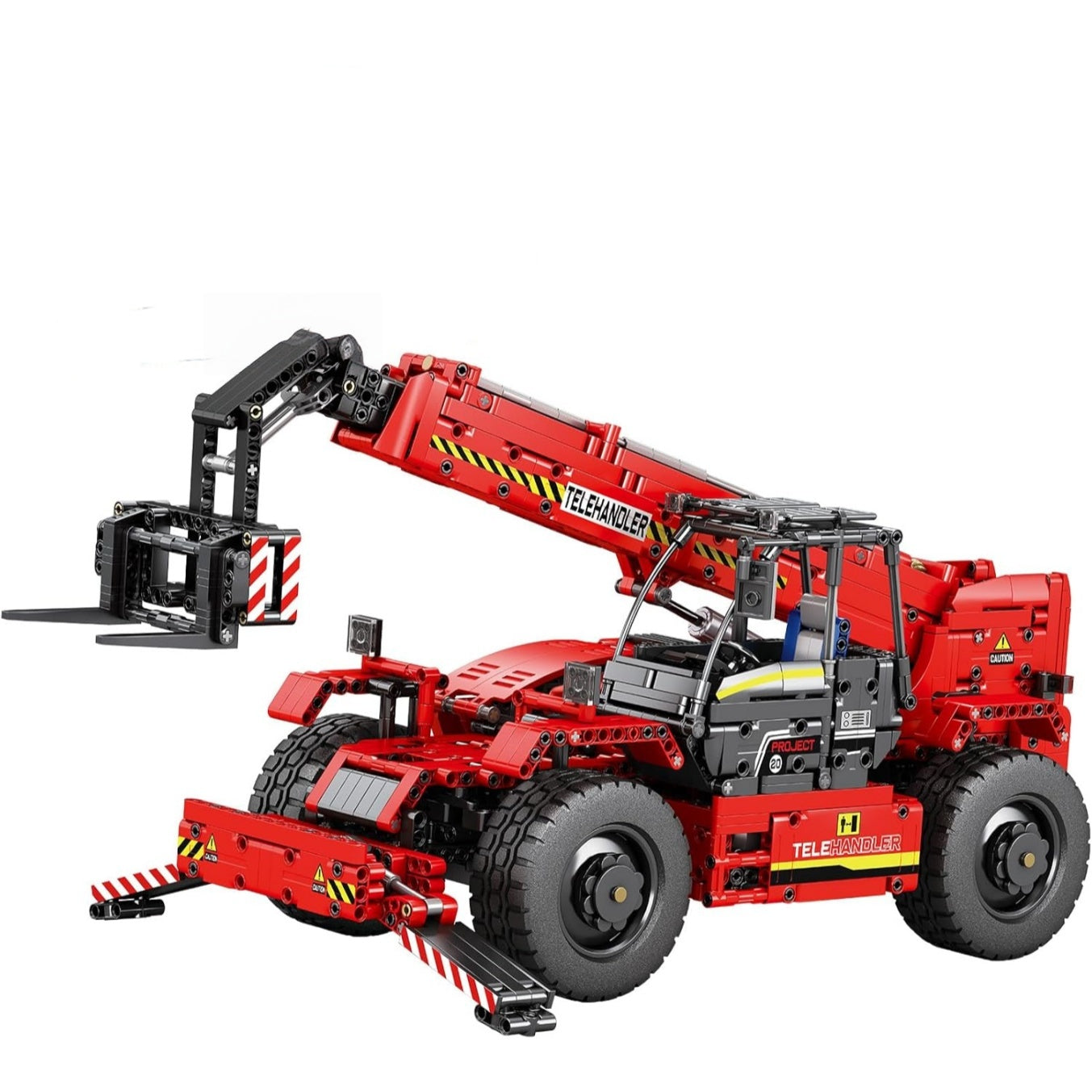 Remote Control Telescopic Forklift Building Block Model Set - G15