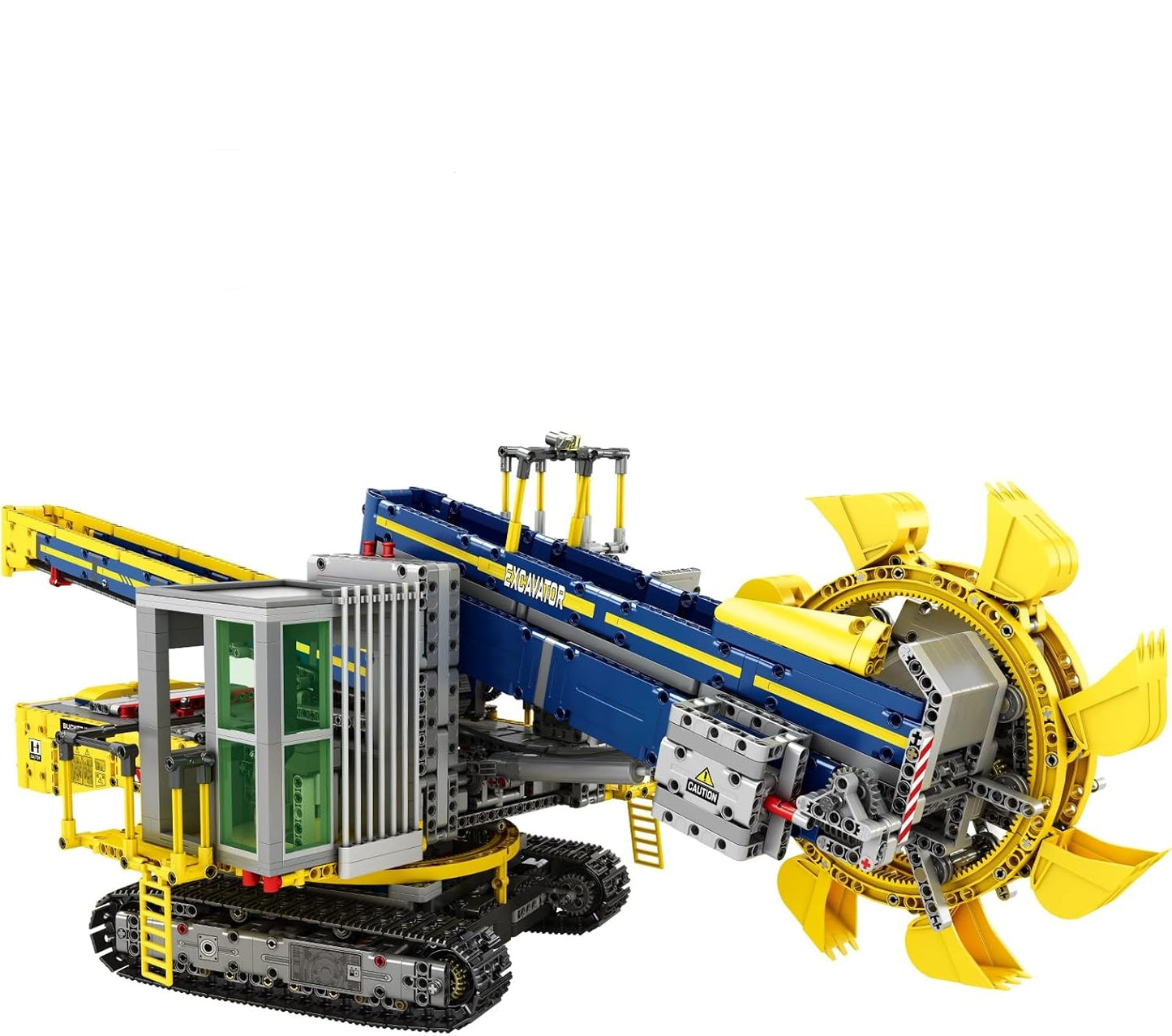 Real remote control bucket wheel excavator building block set-G9