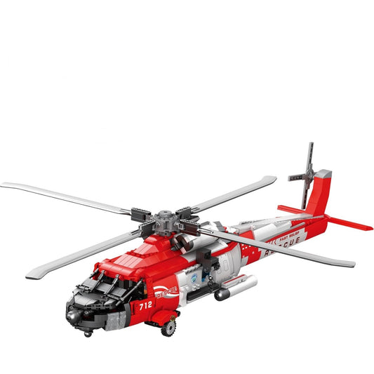 HH-60J Military Rescue Helicopter Assembly Kit - A8