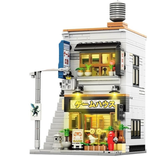 Japanese game store building block model - Z13