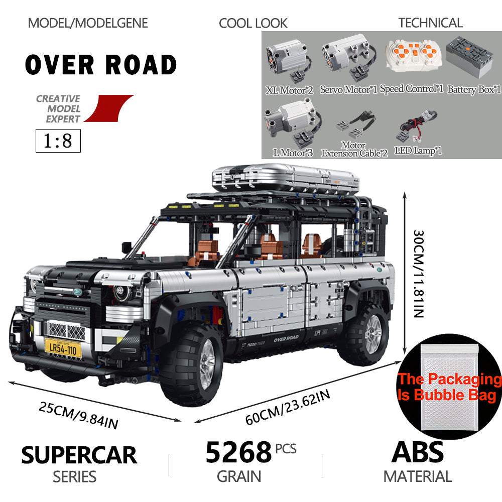 1:8 scale off-road SUV supercar model building block model - C14