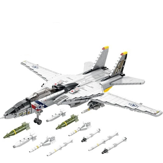 F-14 Tomcat Military Fighter Aircraft Building Block Set - A15