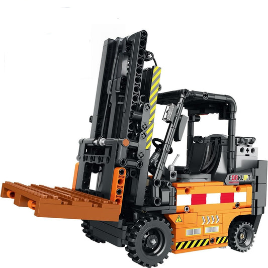 Remote Control Forklift Truck Building Block Model Kit - G11