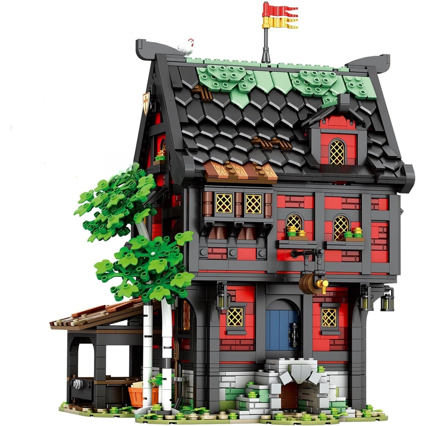 Medieval Inn Building Block Model Set - Z17