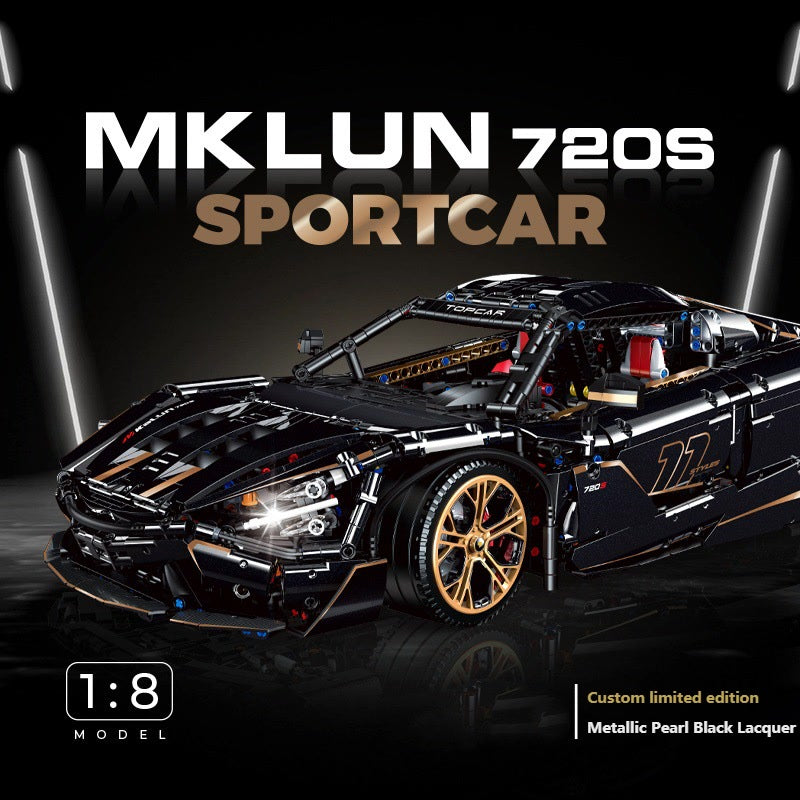 1:8 High-Tech City Remote Control Racing Car Building Block Model - C16