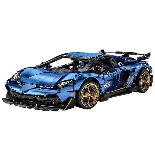 1:8 SVJ Supercar Building Block Model Car - C9