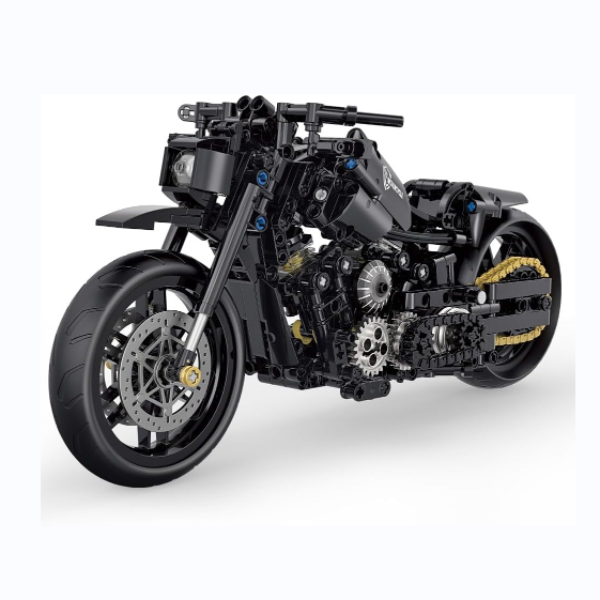 586-piece 1:8 motorcycle building block set - M12