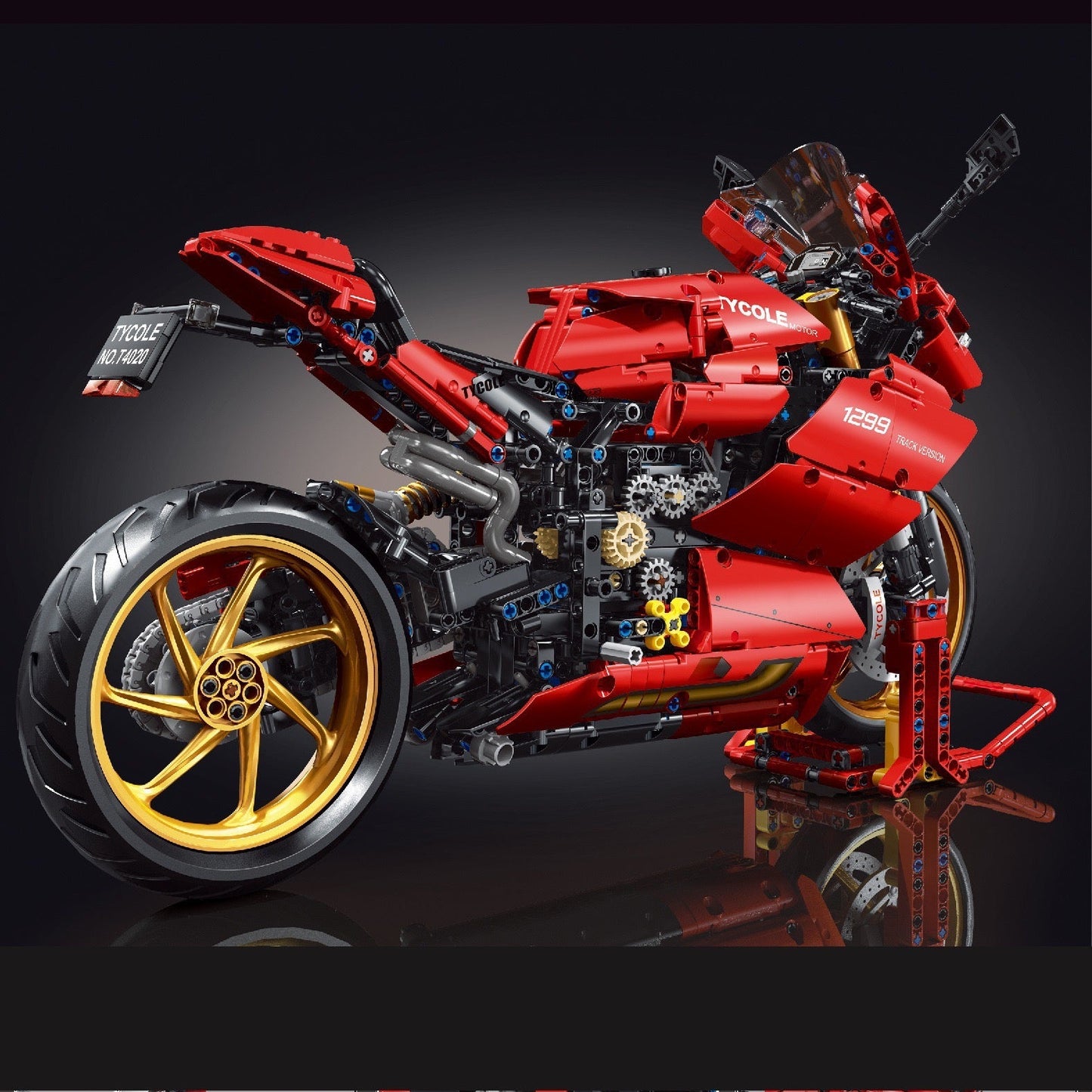 Ducati 1299 Motorcycle Building Blocks-M2