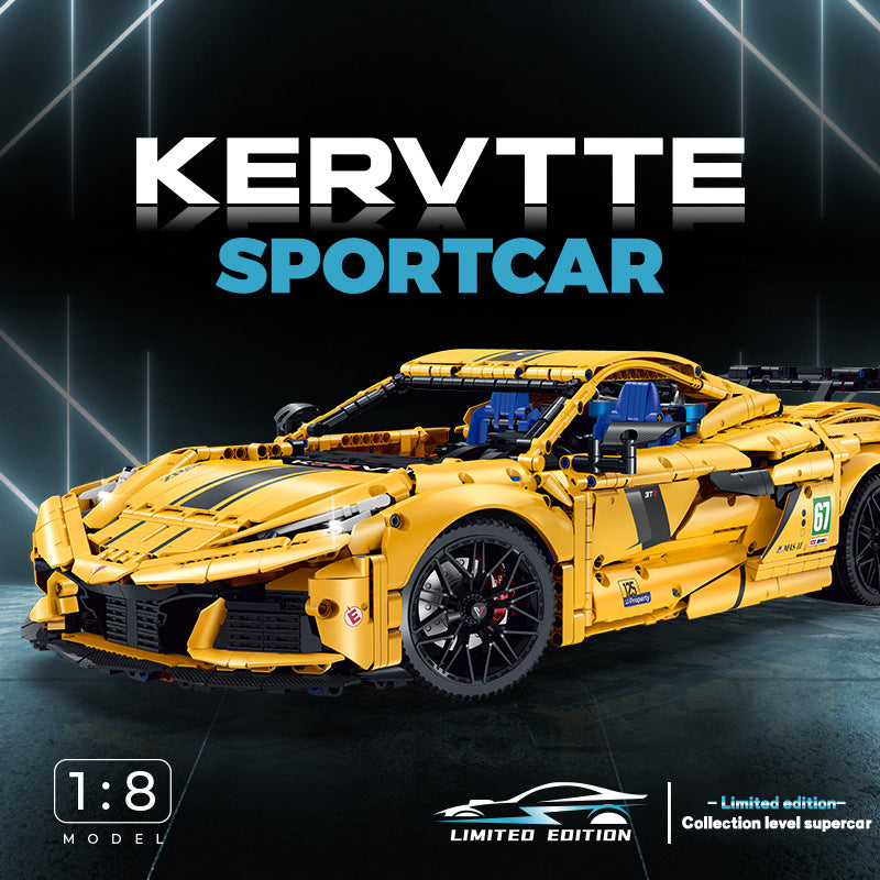 Kervtte C8 1:8 1:8 scale supercar model - C11
