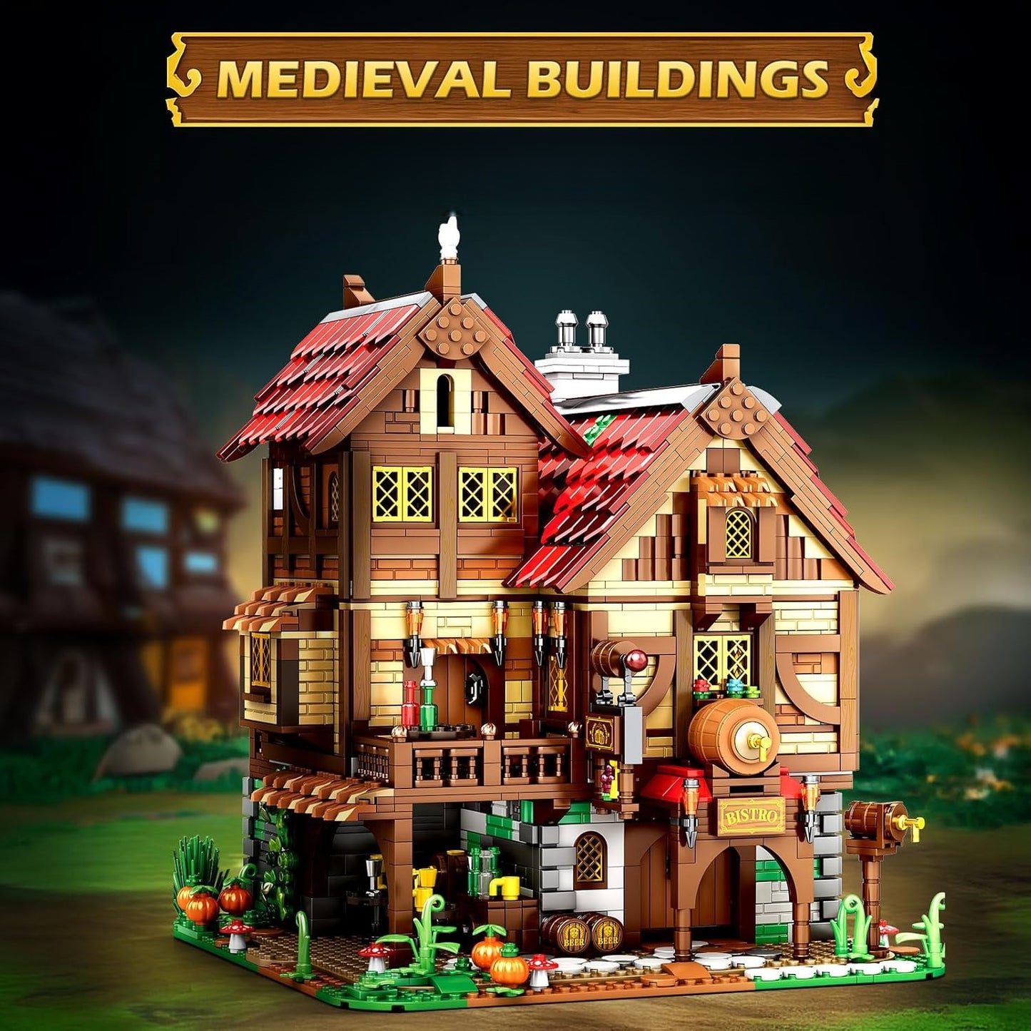Medieval Tavern Building Set - Z01