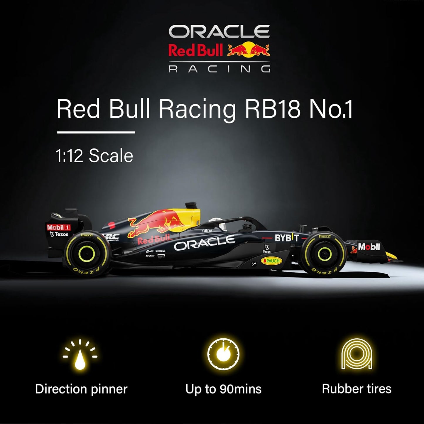 1:12 Ferrari F1-75 Remote Control Toy Car - C17