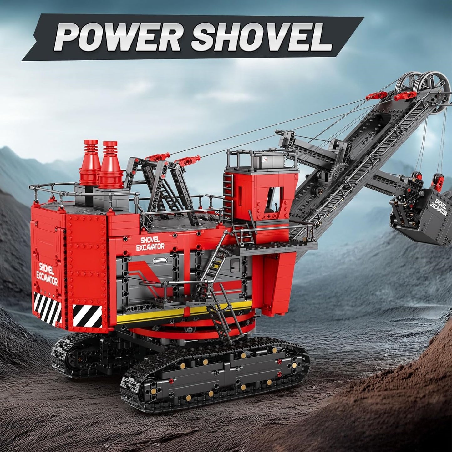 RC Excavator Building Block Set - G6