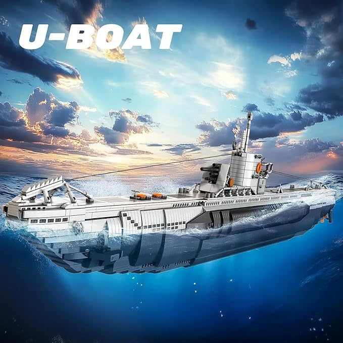 U-Boat Military Submarine Building Block Model Set - S9