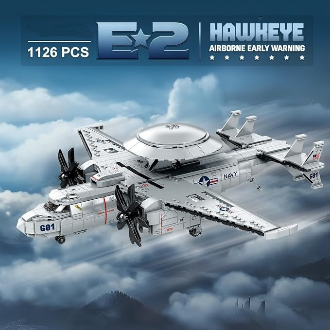 E-2 "Hawkeye" Military Aircraft Assembly Kit - A14