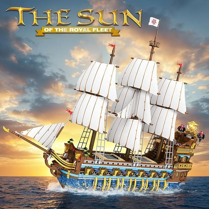 Royal Corsair Large Building Block Model Set - S7