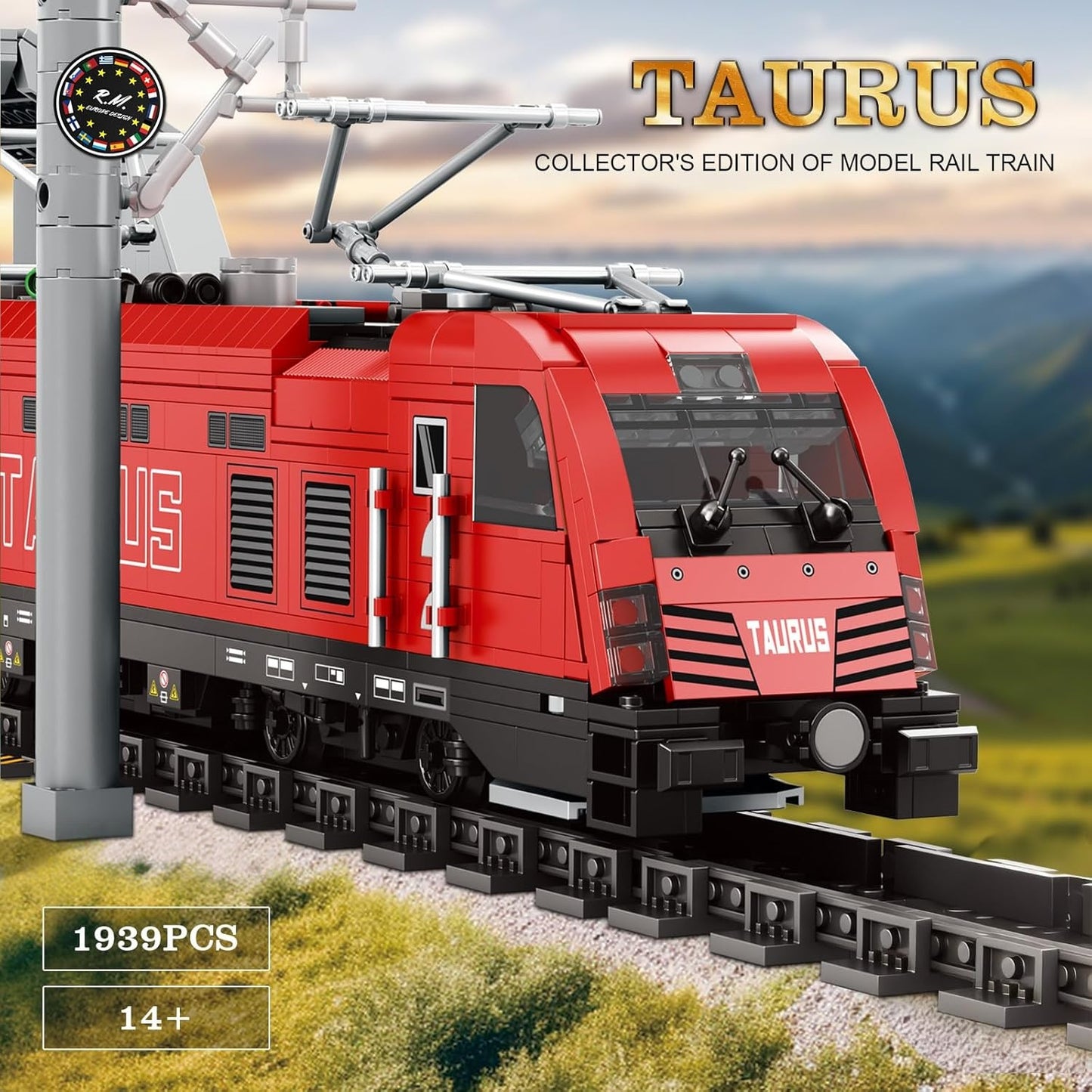 Retro Classic Taurus Electric Train Building Block Set - R3