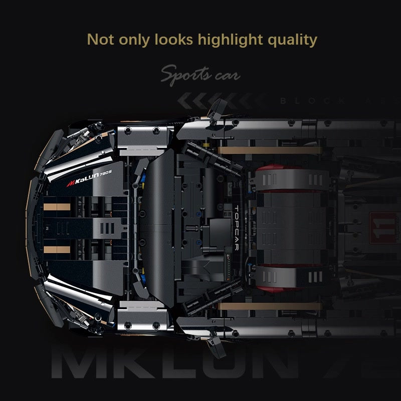 1:8 High-Tech City Remote Control Racing Car Building Block Model - C16