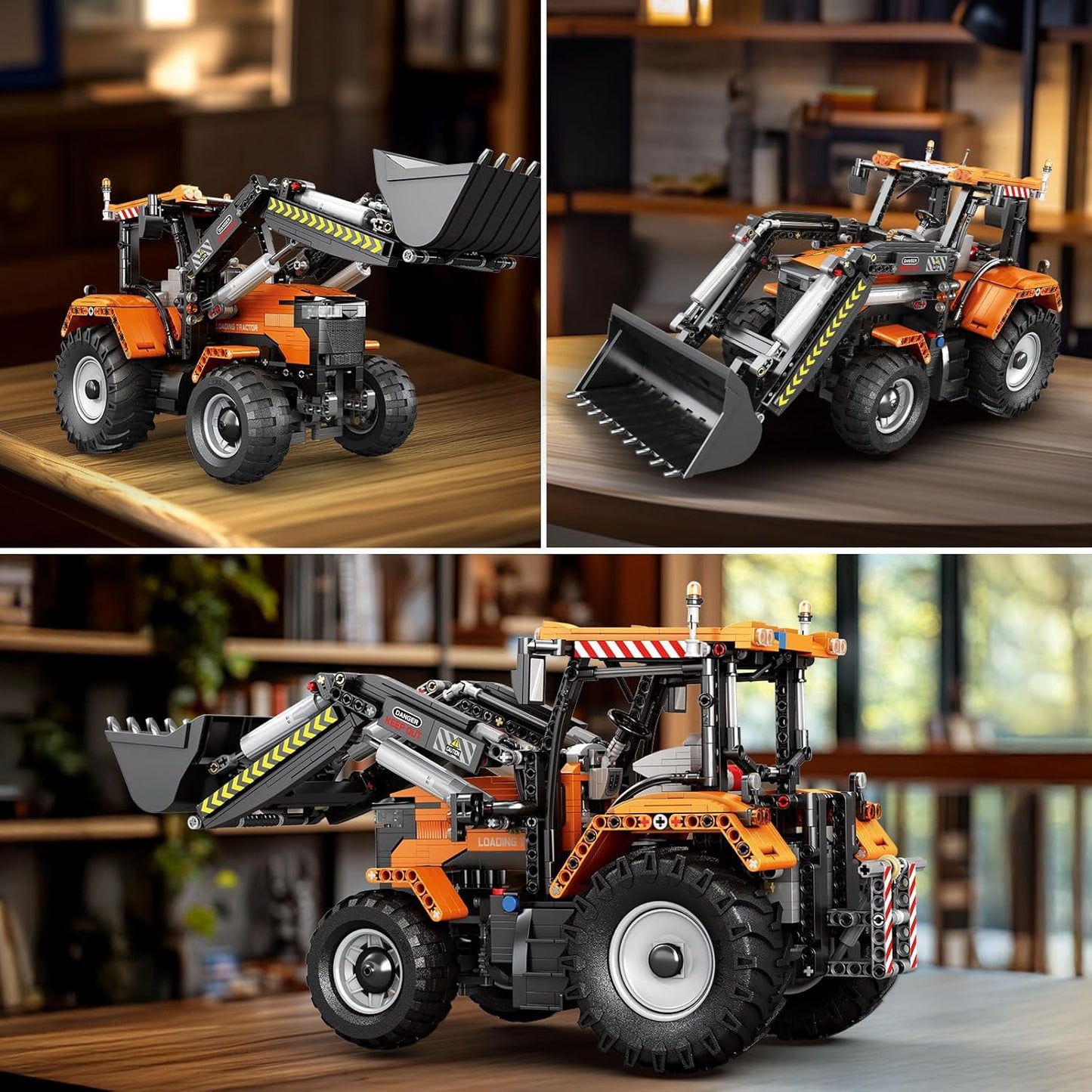 Tractor building block model set with remote control loading-G20