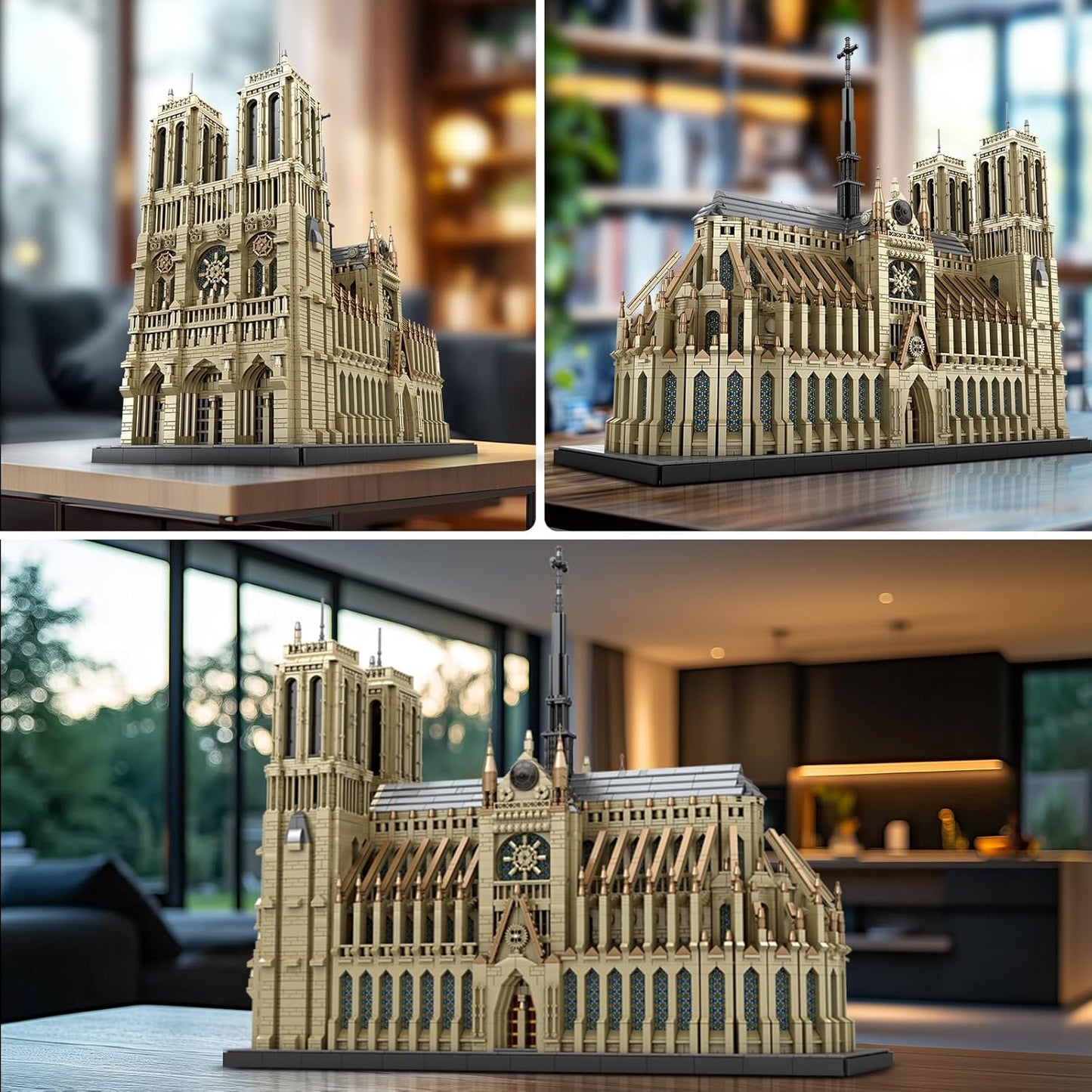 Notre Dame Cathedral Architectural Model Kit - Z08