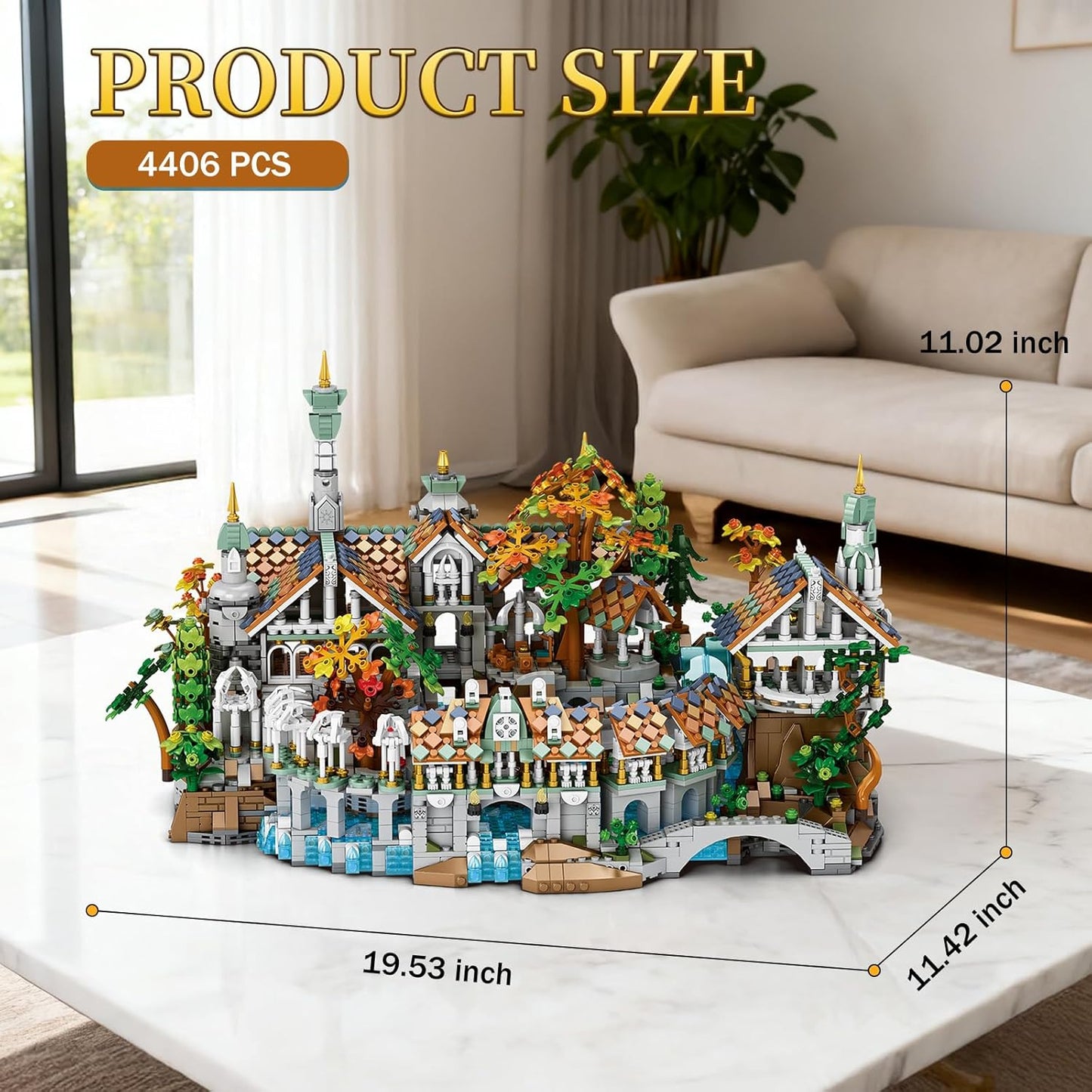 Medieval Valley City Building Block Model Set - Z15