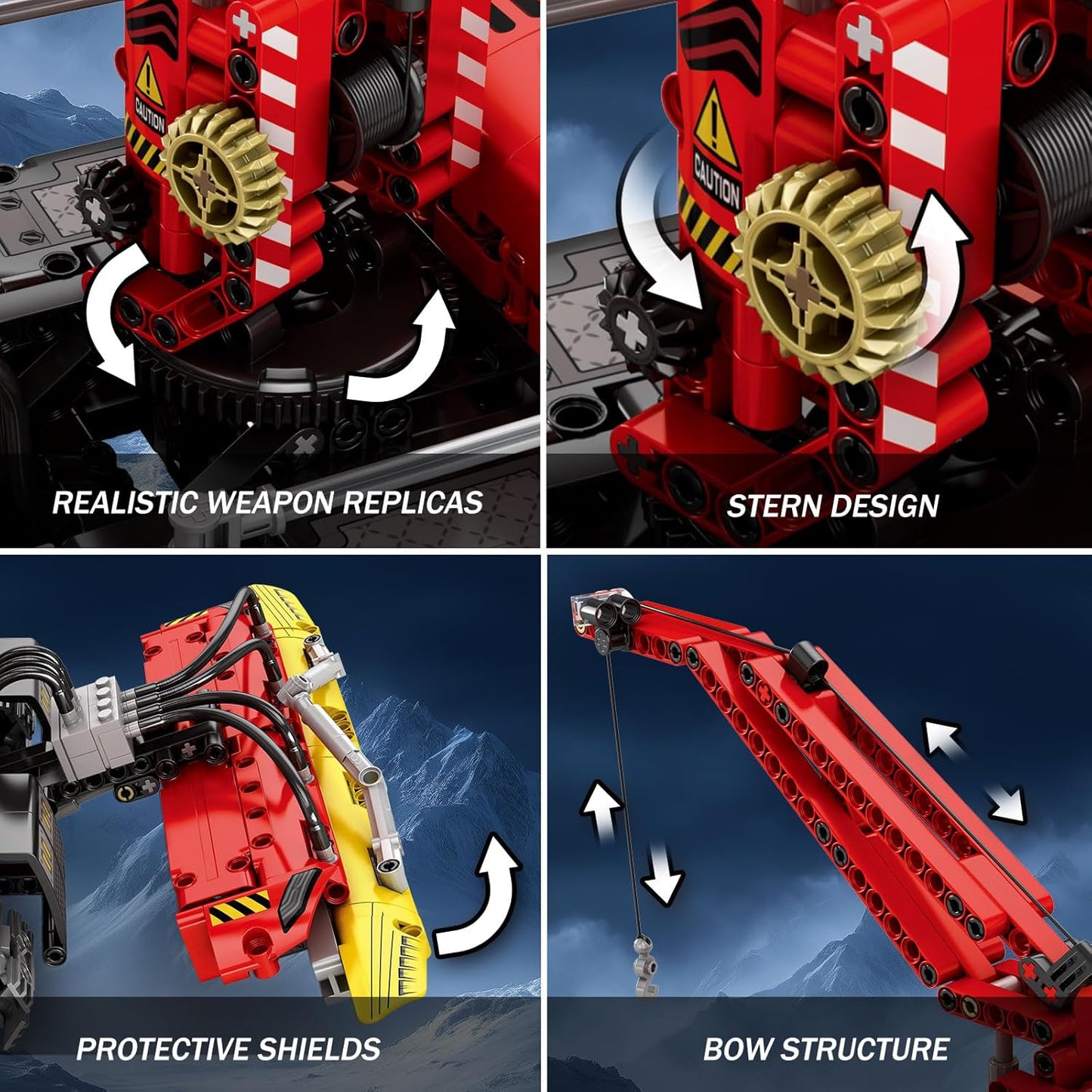 Remote Control Snow Beautician Building Block Model Set - G14