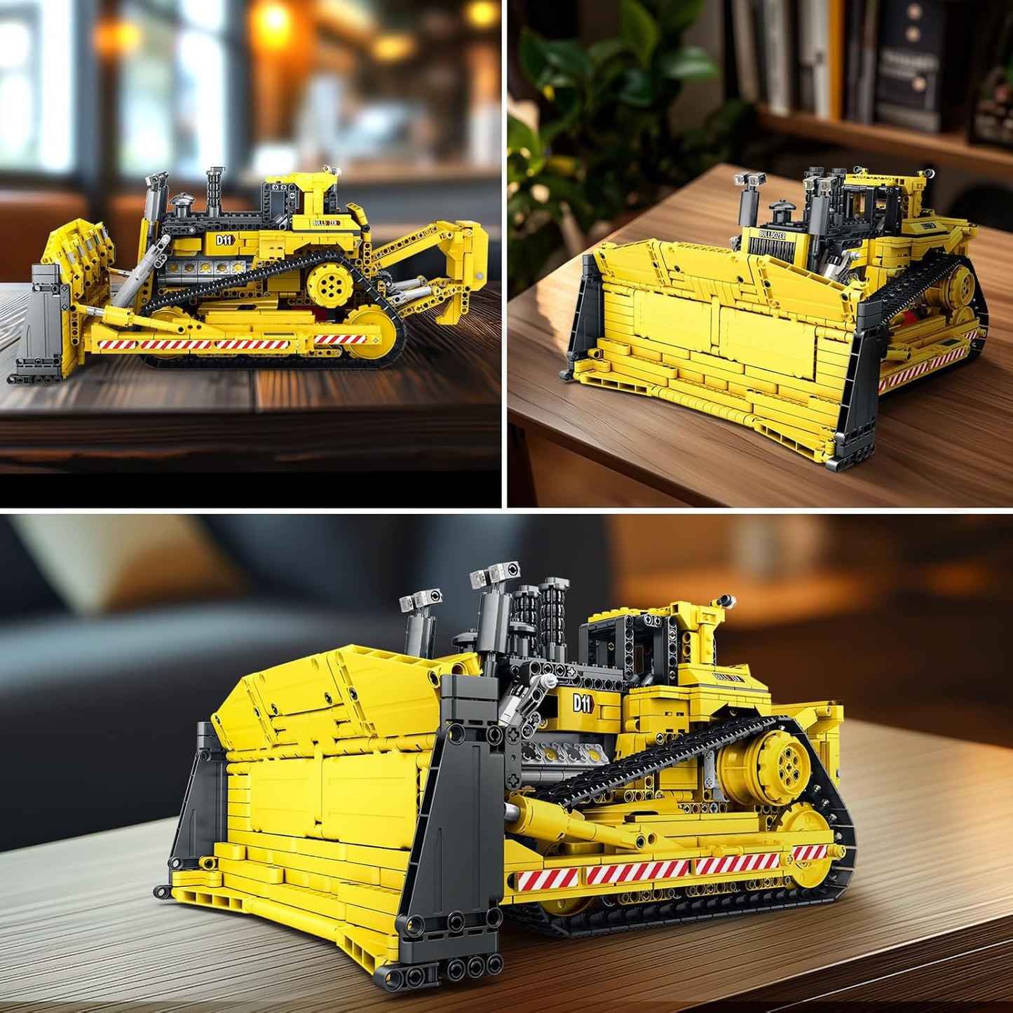 RC D11 Bulldozer Building Block Model Set - G10