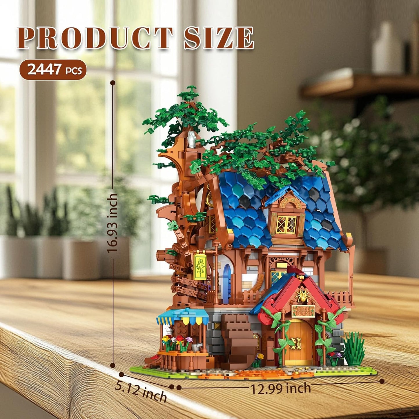 Medieval Treehouse Lighting Block Model Set - Z19