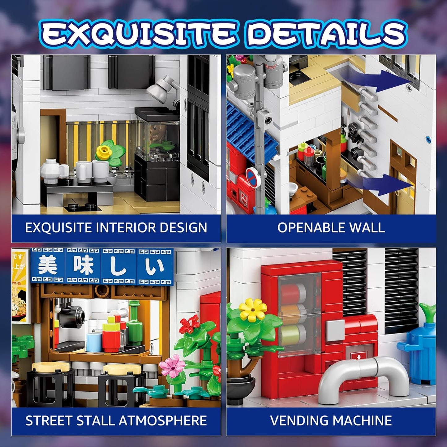 Japanese Ramen Shop Building Block Model Kit - Z12