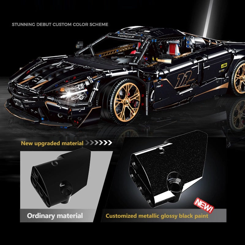 1:8 High-Tech City Remote Control Racing Car Building Block Model - C16