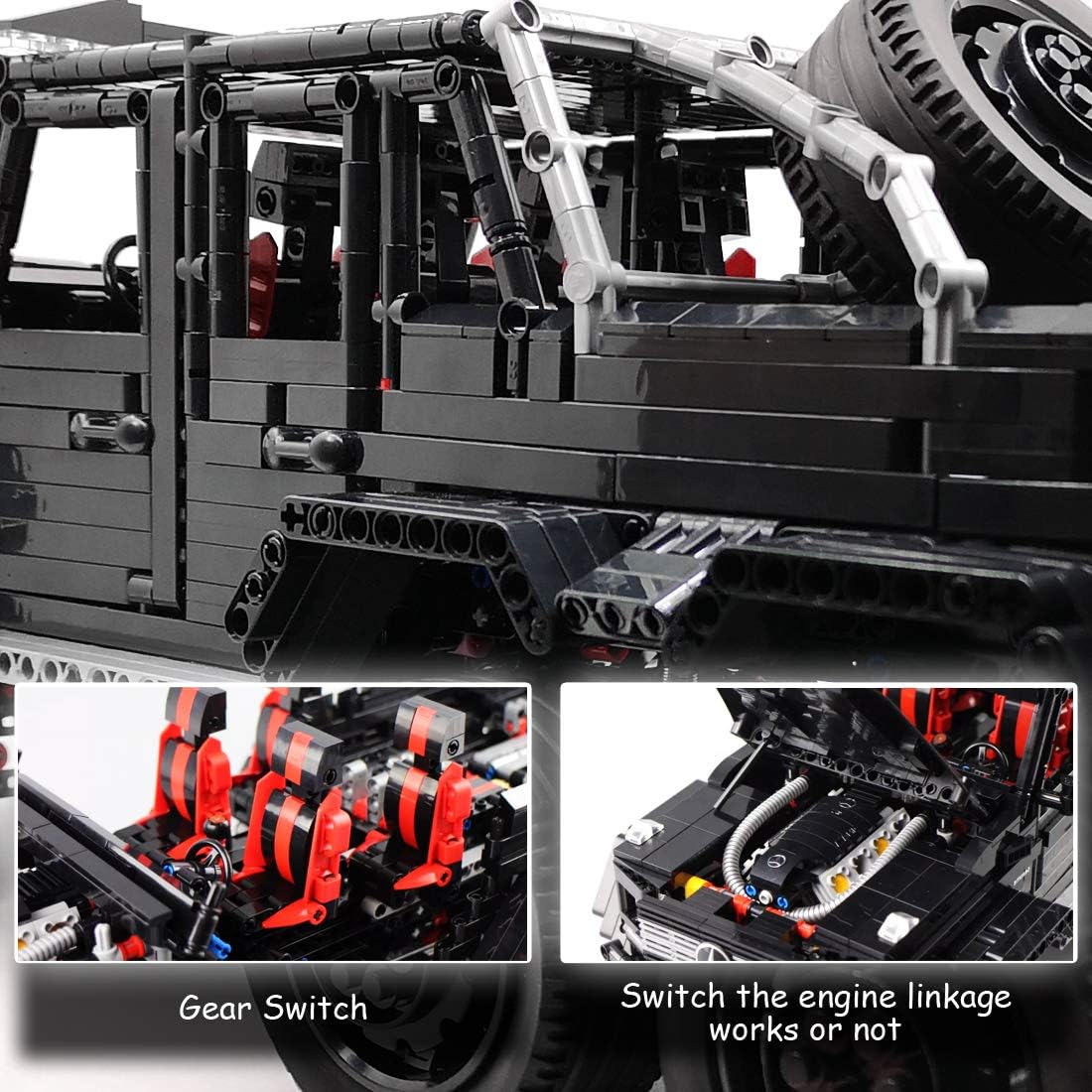 1:8 Scale G63 Building Block Assembly Model - C12