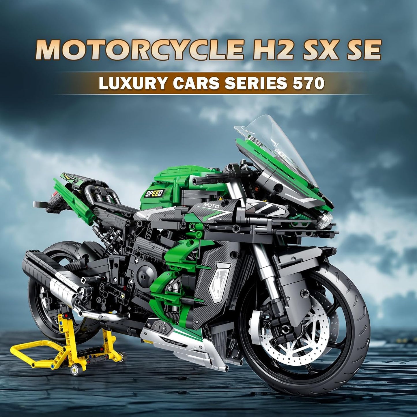 1:5 scale H2 SX SE motorcycle model - M15
