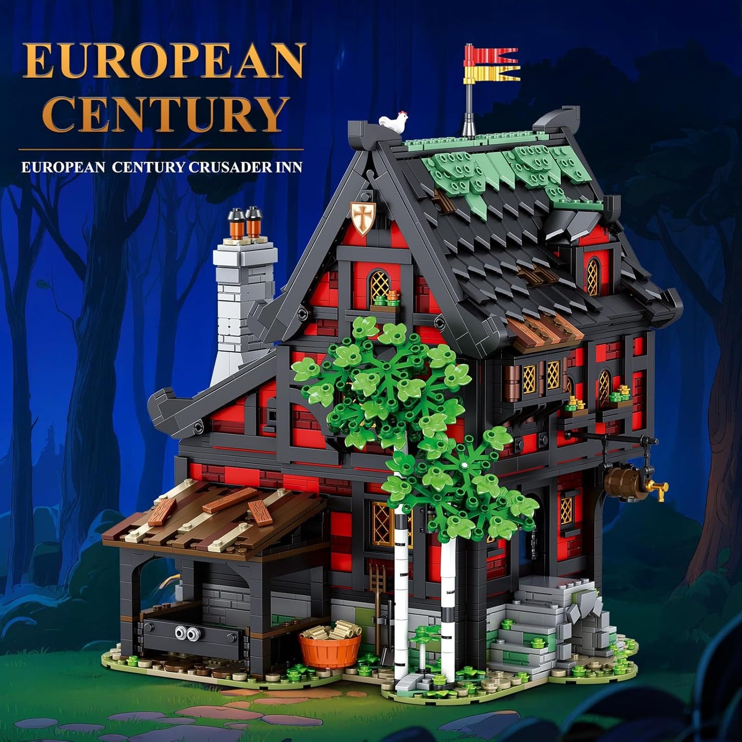 Medieval Inn Building Block Model Set - Z17
