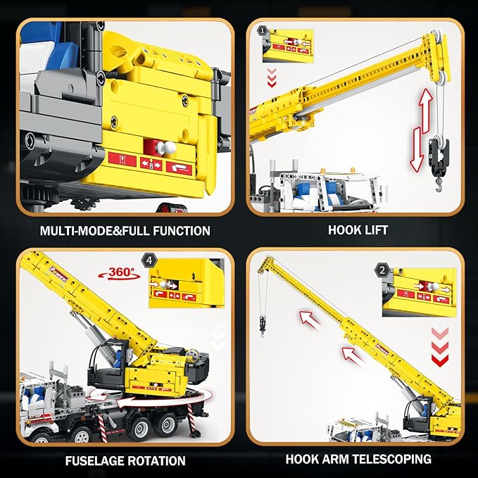 Mechanical Engineering Crane Building Block Set - G1