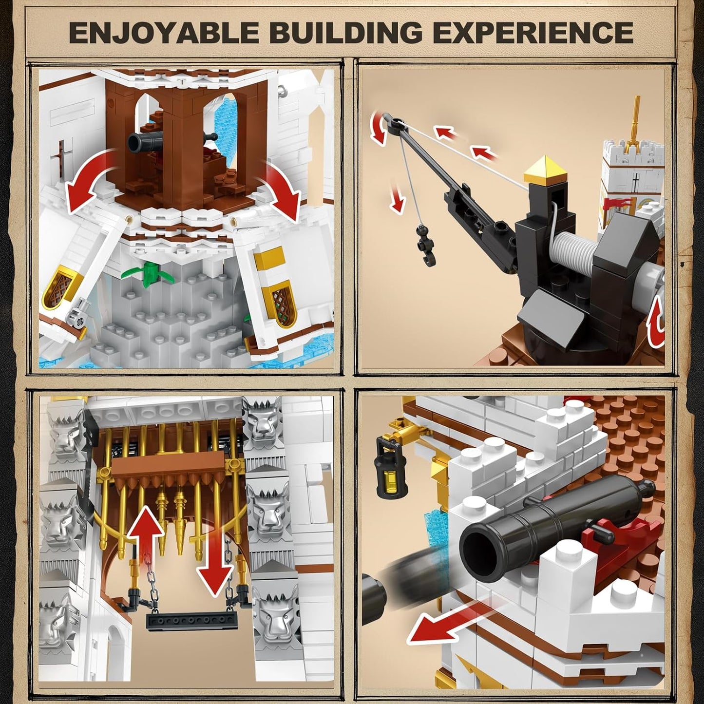 Royal Bay Castle Building Block Model - Z04