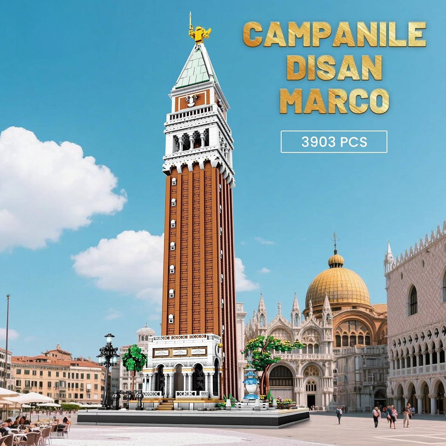 Venice Landmark Tower St. Mark’s Campanile Model Kit-Z16