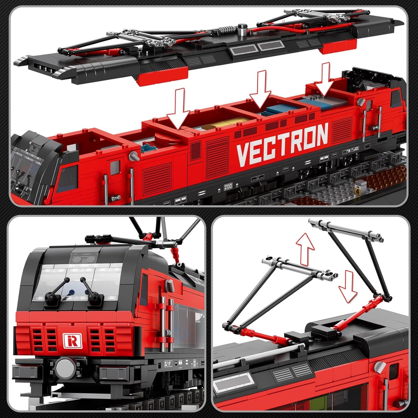 Classic Vectron Electric Truck Building Block Kit with Base - R2