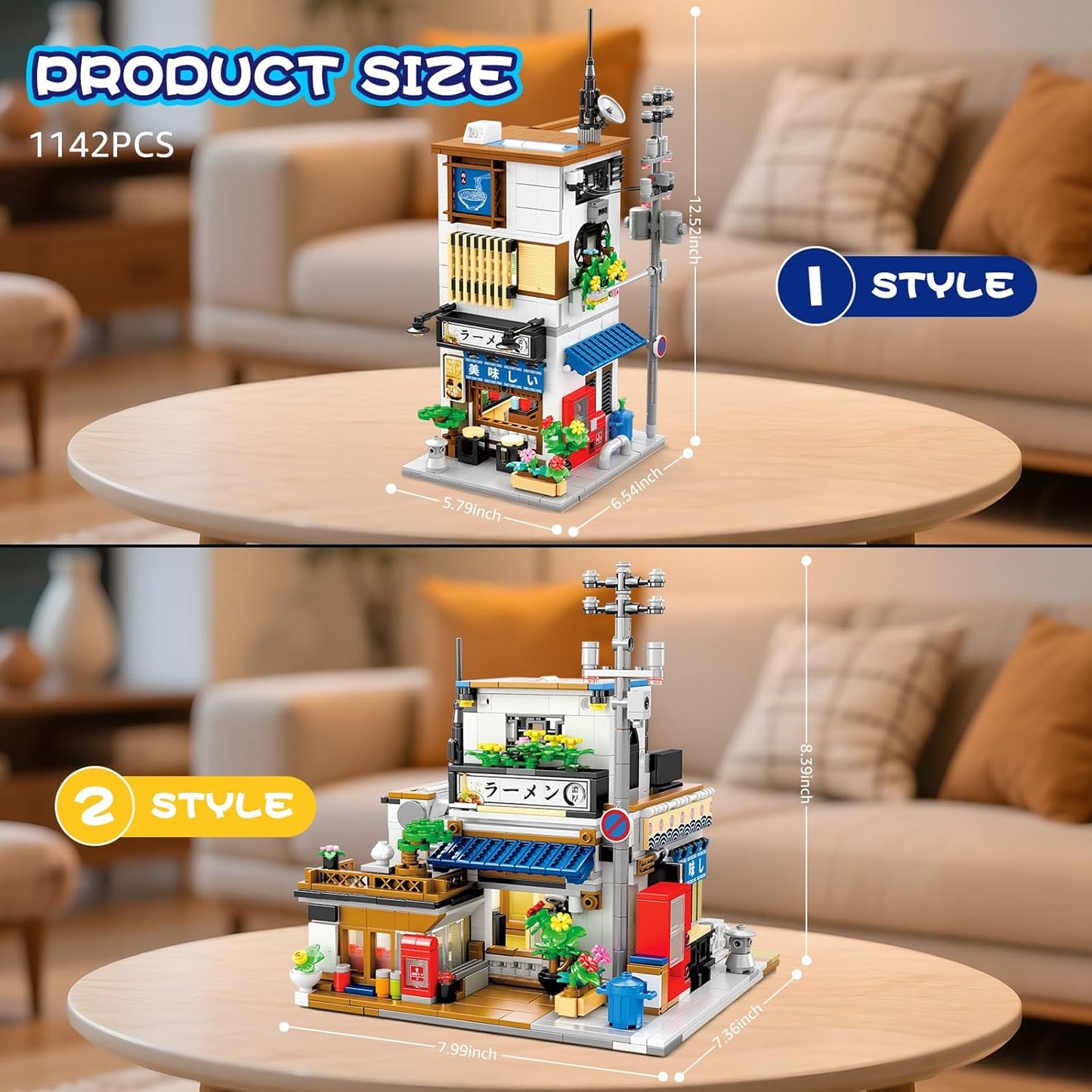 Japanese Ramen Shop Building Block Model Kit - Z12