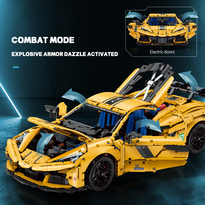 Kervtte C8 1:8 1:8 scale supercar model - C11