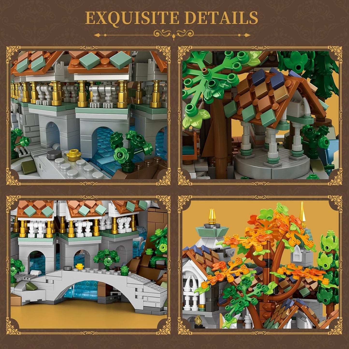 Medieval Valley City Building Block Model Set - Z15