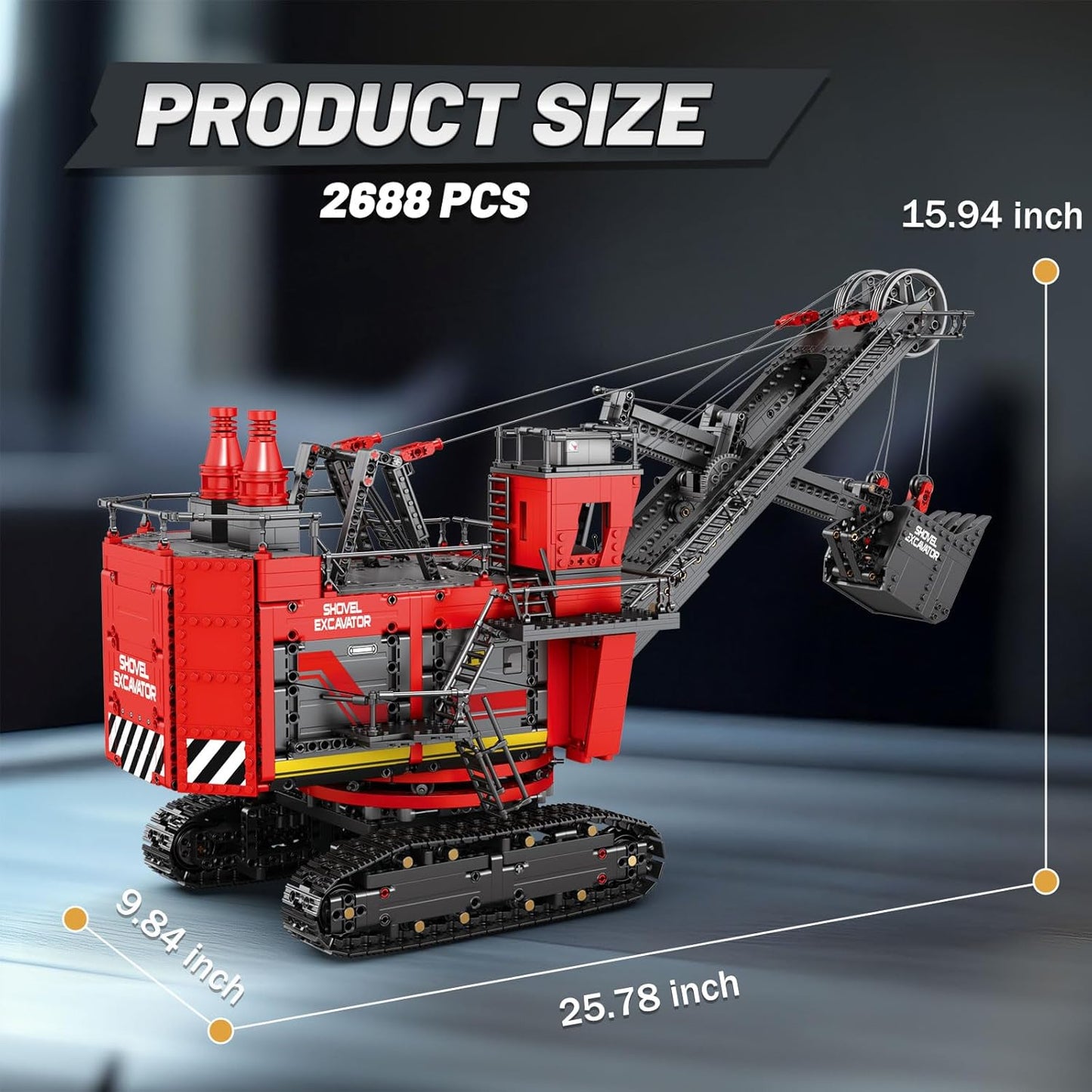 RC Excavator Building Block Set - G6