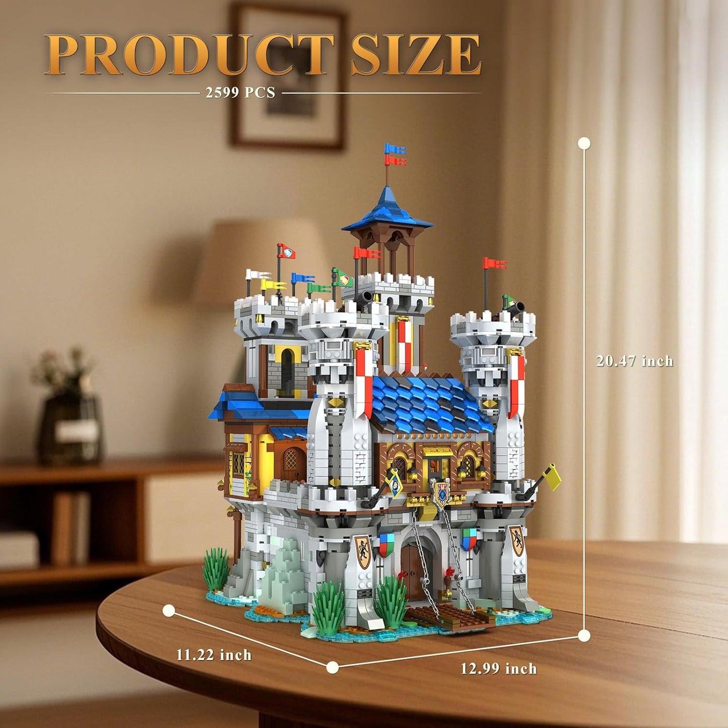 Exquisite castle building block model - Z03