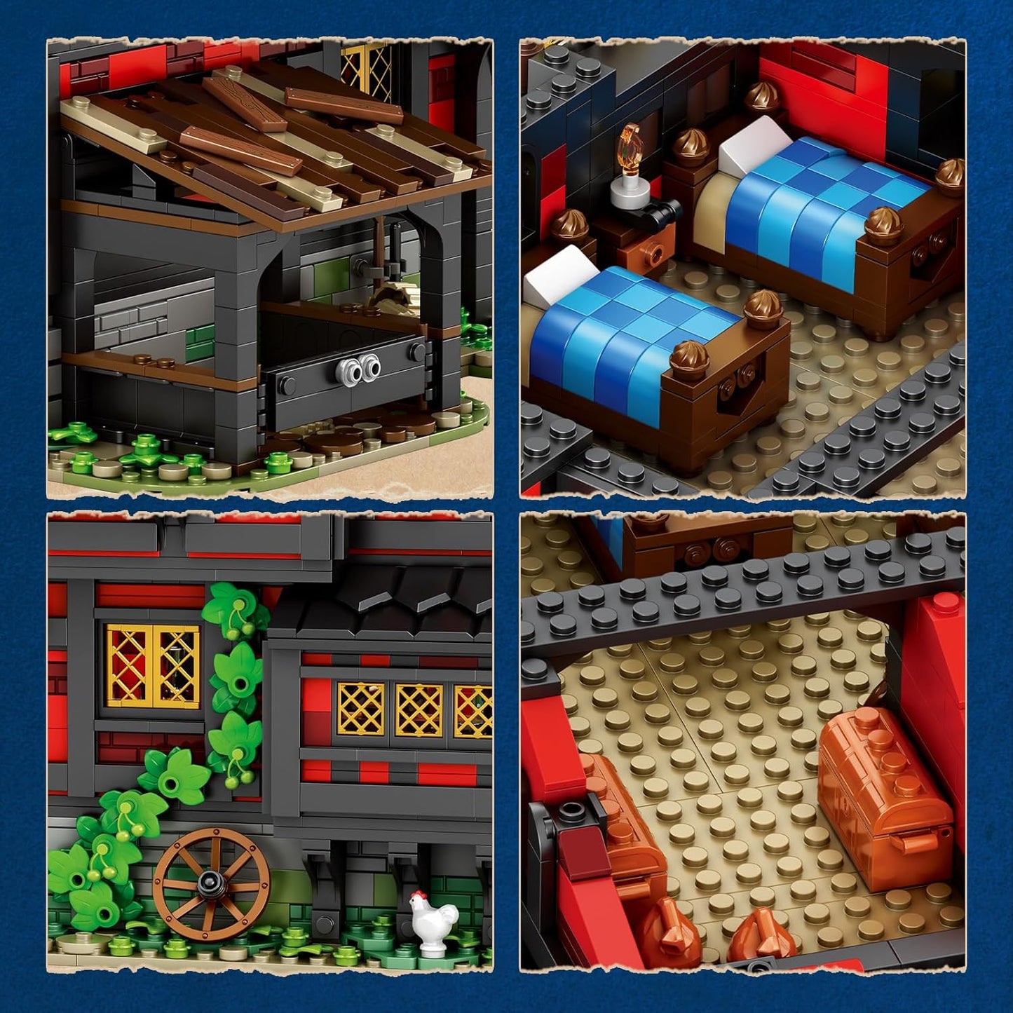 Medieval Inn Building Block Model Set - Z17