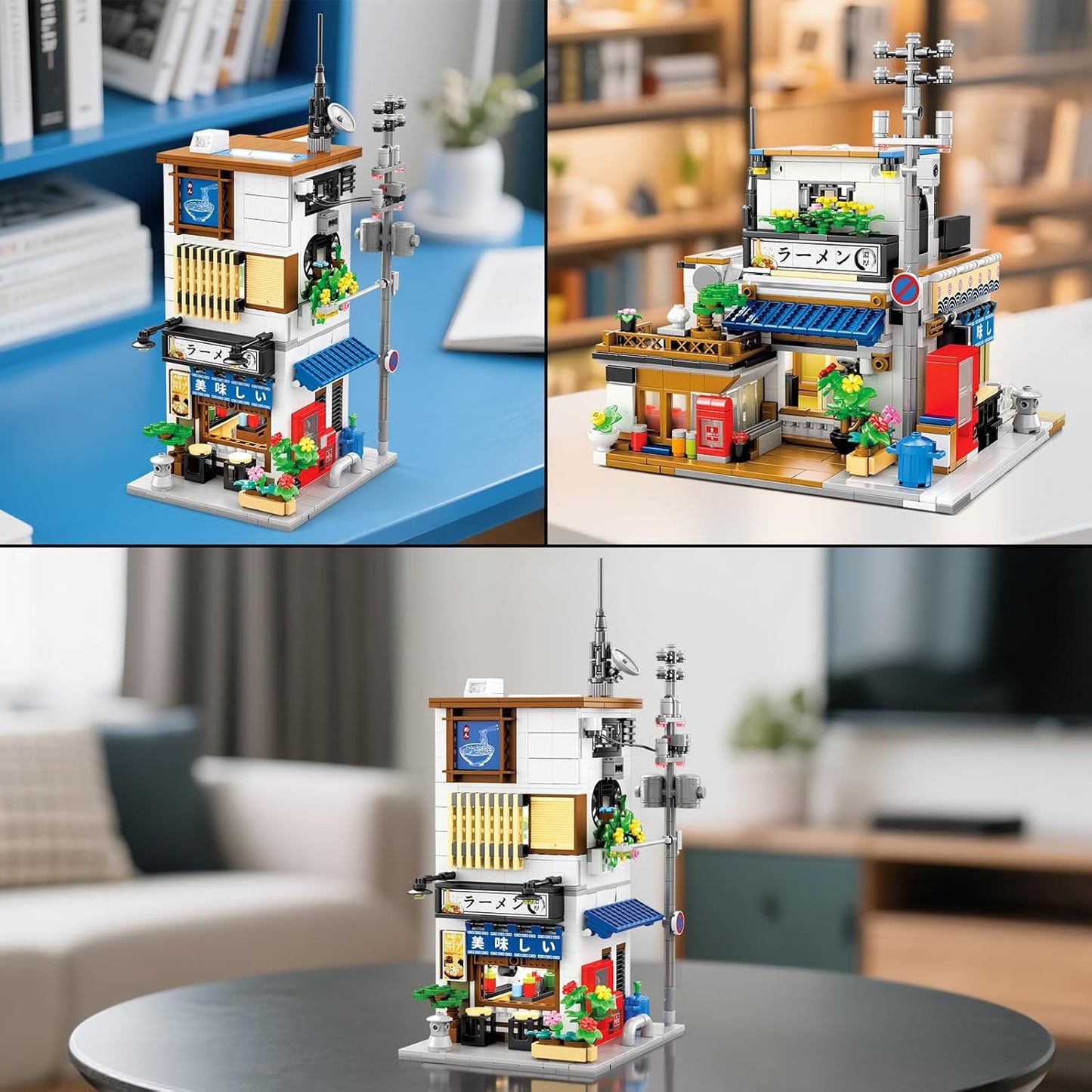 Japanese Ramen Shop Building Block Model Kit - Z12