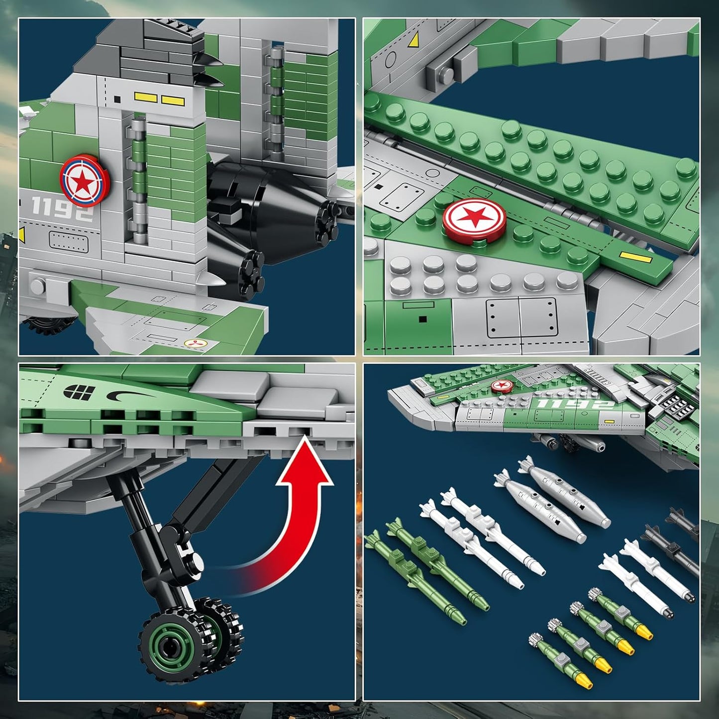 MIG-29 Fighter Jet Model Kit - A1